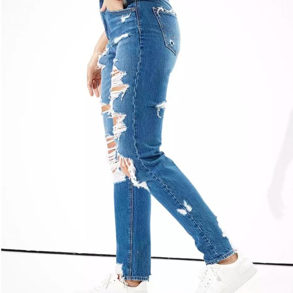 American Eagle Outfitters Denim - american eagle - high rise mom jean